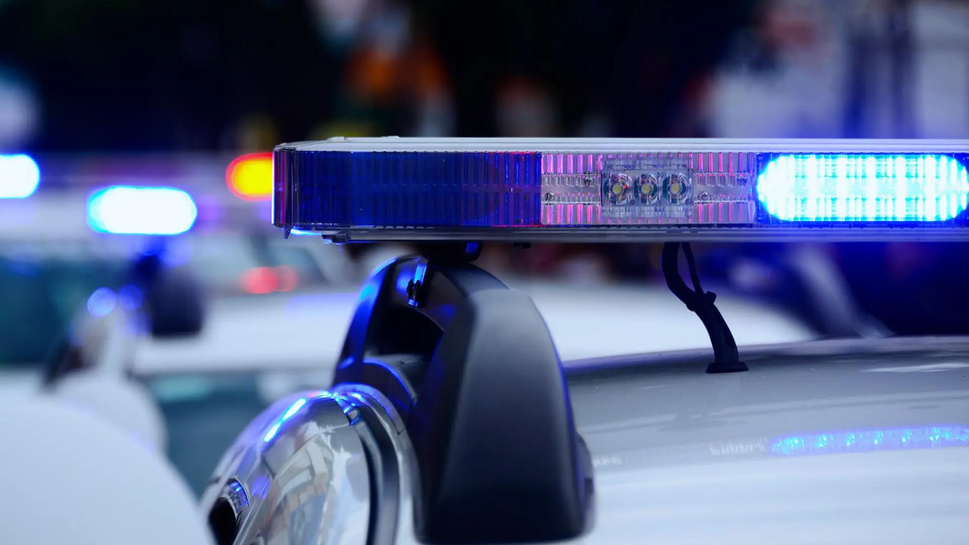 lights on a police car