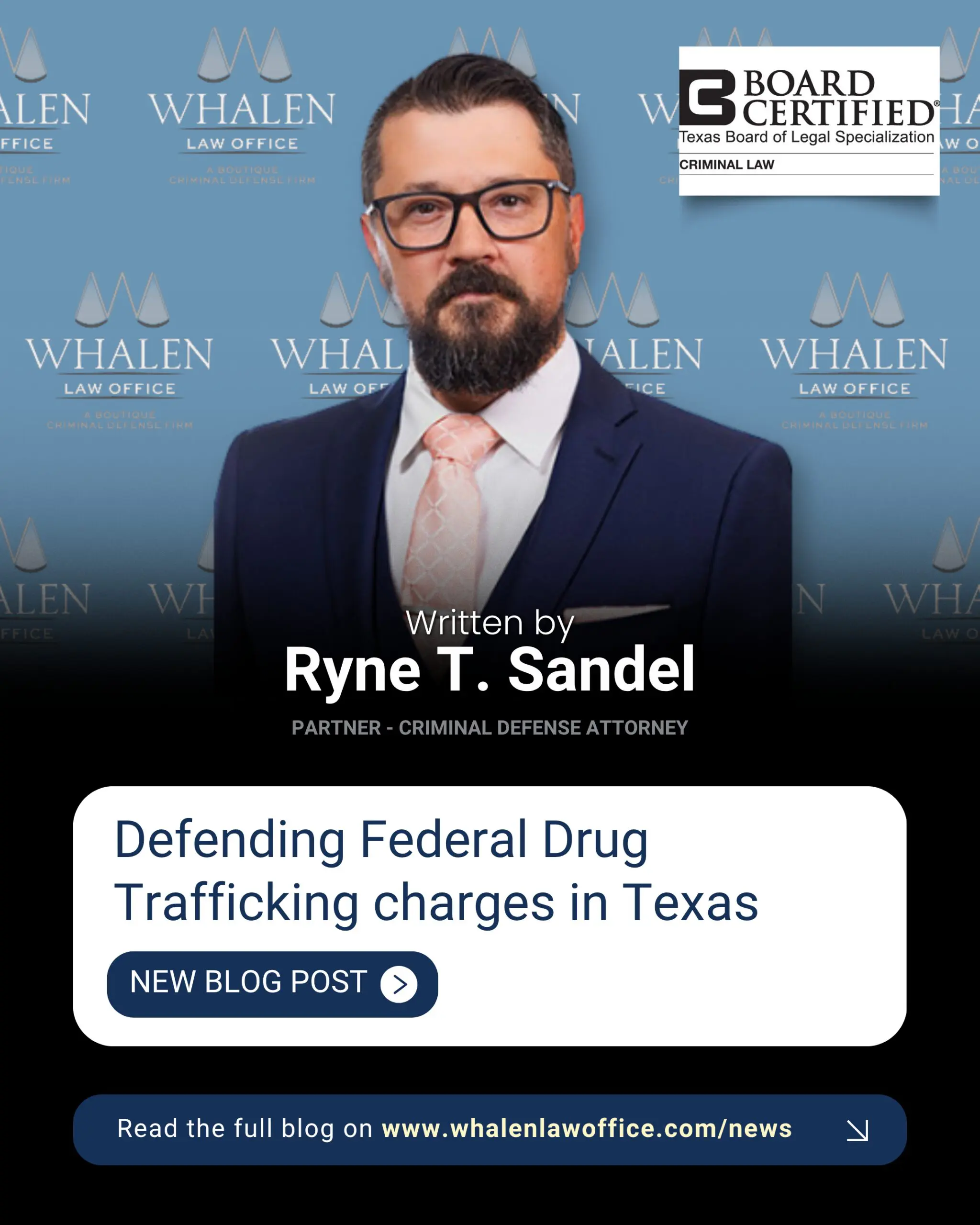 defending federal drug trafficking charges by Ryne Sandel