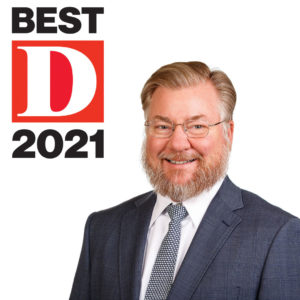 James P. Whalen has been named as one of D Magazine's 2021 Best Lawyers in Criminal Defense