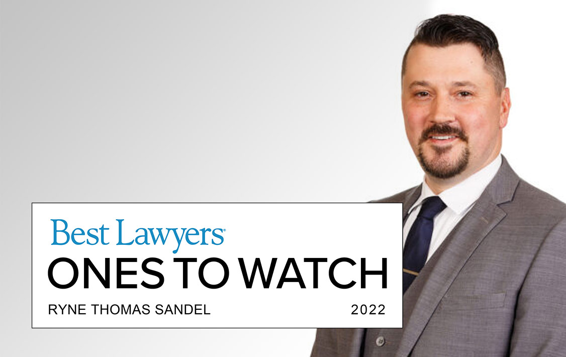 Senior Associate Ryne Sandel Named to List of 2022 Best Lawyers: Ones to Watch