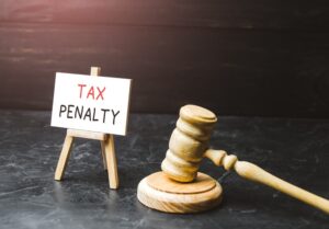 Appointment of court punishment for non-payment of taxes and avoidance.